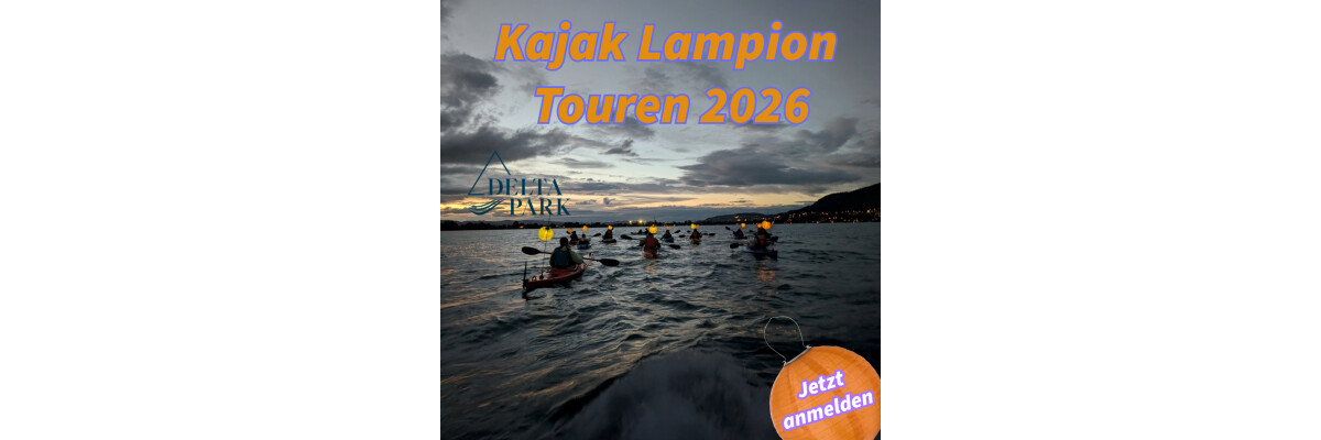 Kajak Lampion Touren -Thunersee - Kajak Lampion Touren Thunersee Deltapark Vitalresort 