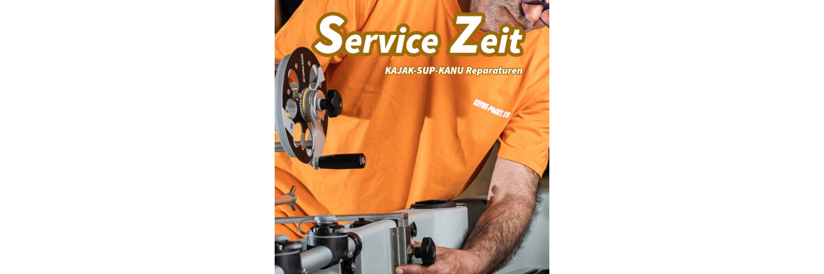 Service und Wartung - Reparaturen aller Marken Kajak SUP Kanu Angelkajak