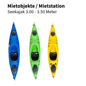 Miete-Seekajak kurz Boote