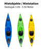 Miete-Seekajak kurz Boote