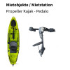 Miete-Pedalo/Propeller Kajak
