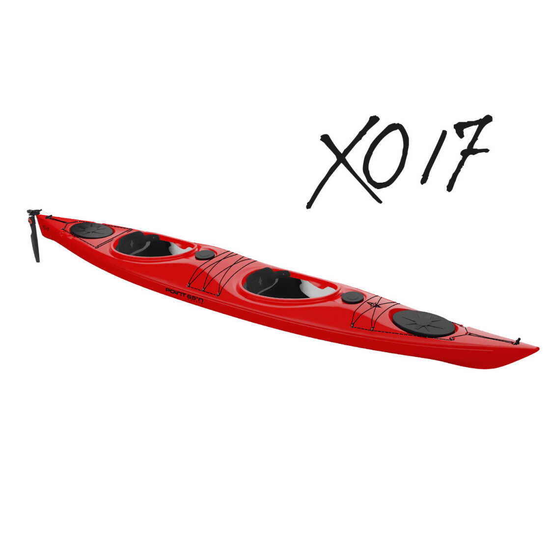 Tandem Rudder Point65 XO17 GT Rudder tandemL kaufen • KAYAK-POINT.CH, CHF 1'688,44
